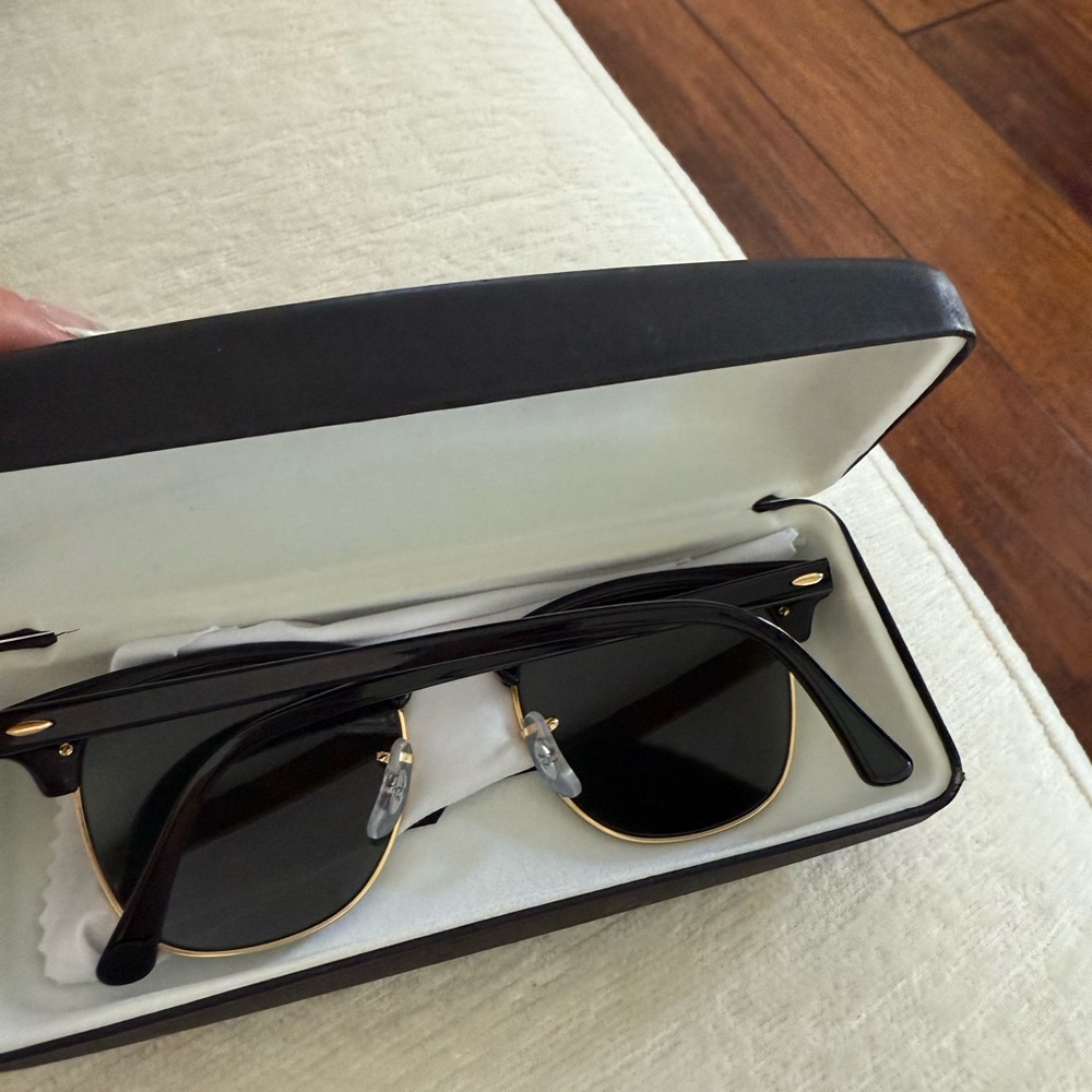Stylish Black and Gold Sunglasses